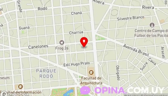 mapa de Suárez Figari Inmobiliaria Agencia inmobiliaria en Montevideo