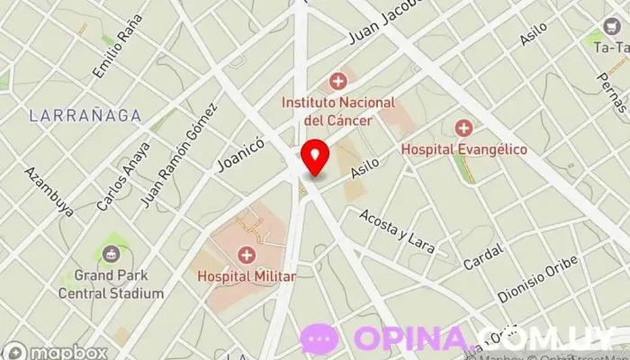 mapa de Suarez Propiedades Agentes inmobiliarios en Montevideo