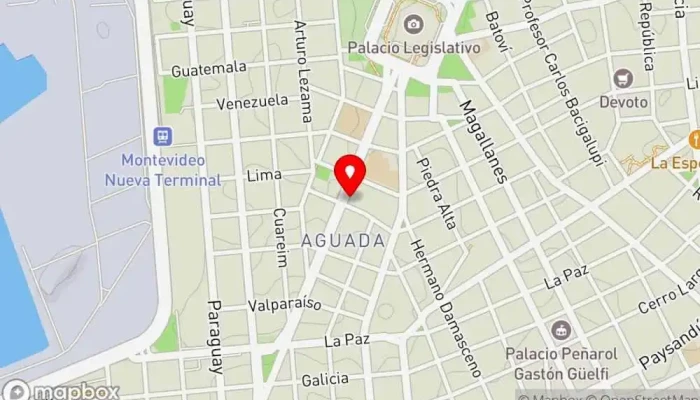 mapa de Suculenta Cafetería en Montevideo