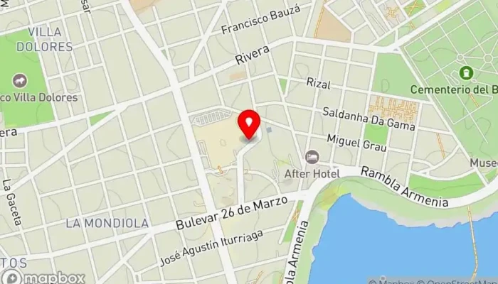 mapa de Sudestada Restaurant Restaurante en Montevideo