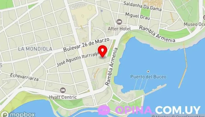 mapa de SUMMUM - Clínica del Puerto Clínica ambulatoria, Hospital, Centro médico en Montevideo