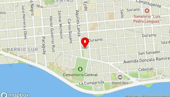 mapa de Sumo Brew Pub Cervecería artesanal en Montevideo