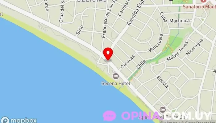 mapa de Sun Desarrollos Inmobiliarios Agencia inmobiliaria en Maldonado