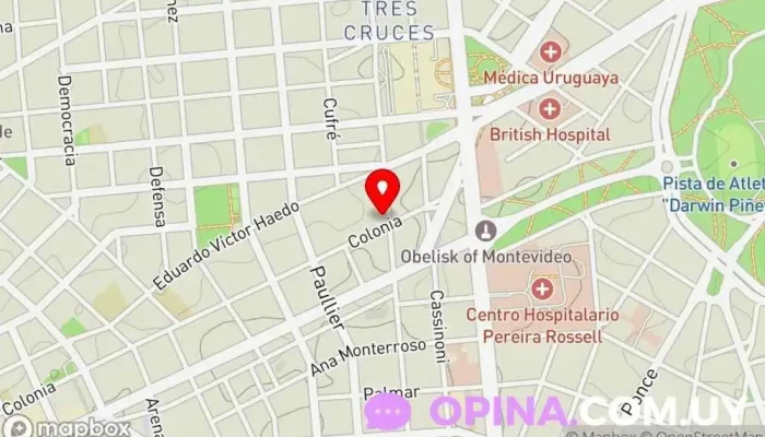 mapa de Supermercado COFA'S Supermercado, Tienda de móviles, Oficina de cambio de divisas, Tienda de electrónica, Perfumería, Restaurante en Montevideo