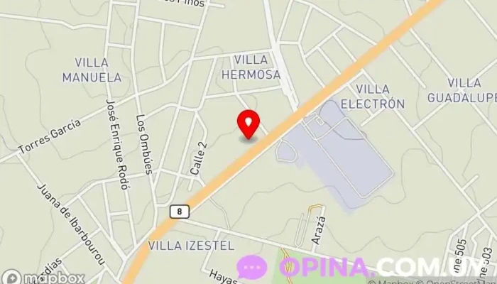 mapa de Supermercado Tres Hermanos Supermercado en Barros Blancos