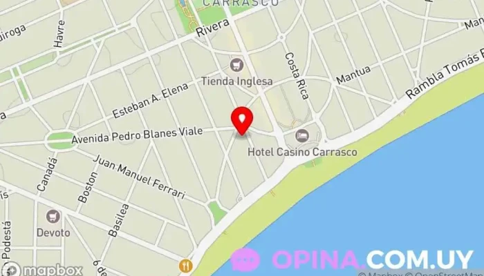 mapa de Sures Real Estate Agencia inmobiliaria, Servicio de gestión de residuos en Montevideo