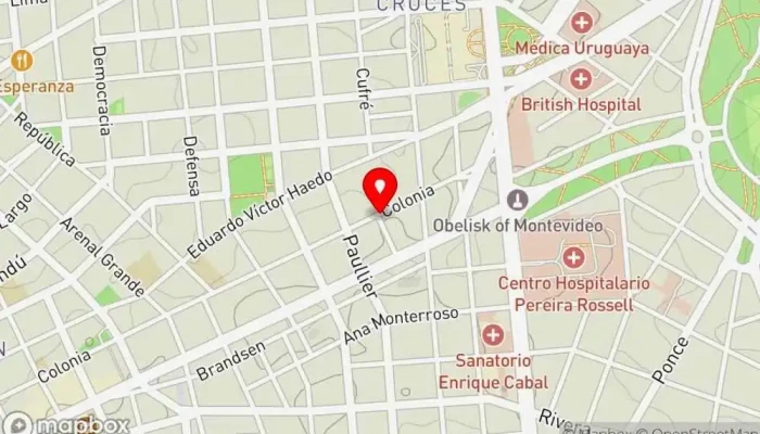 mapa de SuRitmo Pub en Montevideo