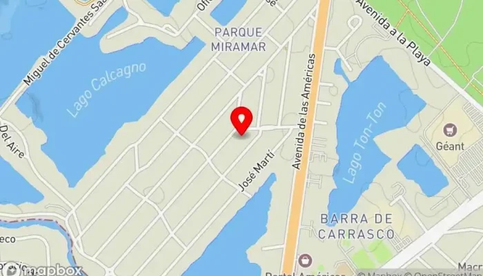 mapa de Sushi App Parque Miramar Restaurante en Ciudad de la Costa