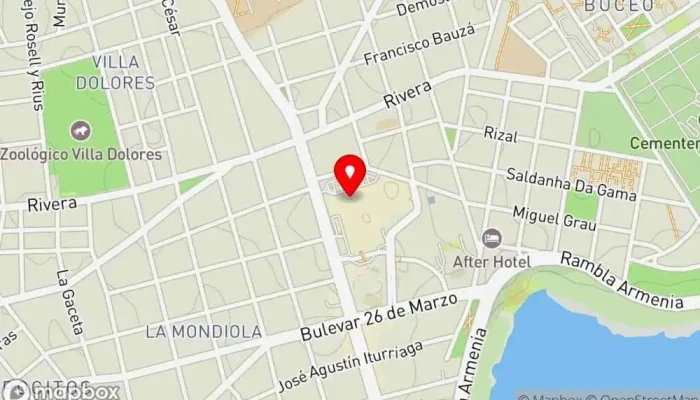 mapa de Sushiapp Restaurante en Montevideo