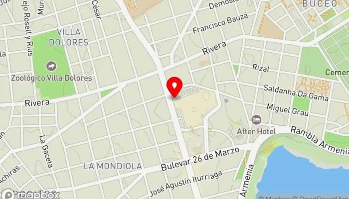 mapa de Sushiapp Montevideo Shopping Restaurante en Montevideo