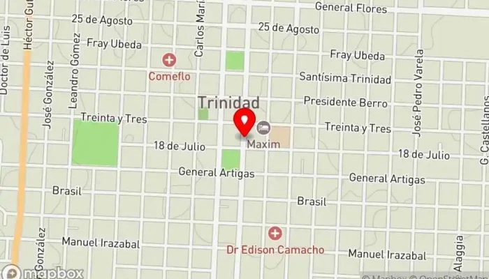 mapa de Ta-Ta Sucursal Trinidad 2 Supermercado en Trinidad