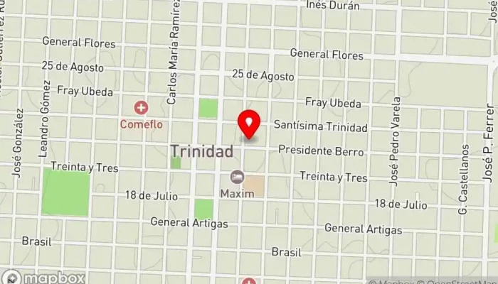 mapa de Ta-Ta Sucursal Trinidad Flores Supermercado en Trinidad