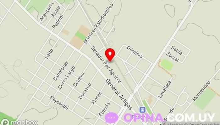 mapa de Taedo, Escuela de Taekwondo Gimnasio en Progreso