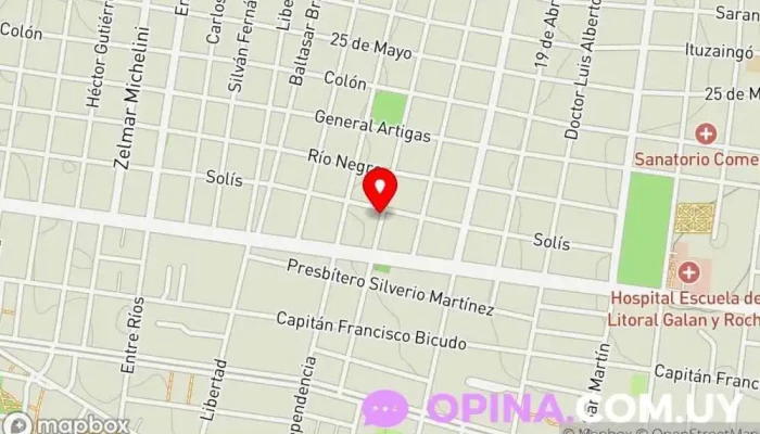 mapa de Taller Coletti Taller de reparación de automóviles en Paysandú