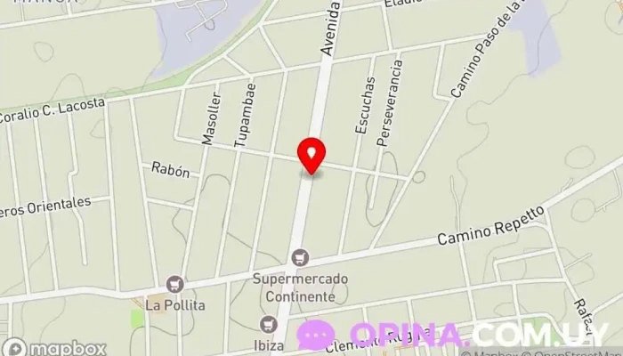 mapa de Taller Educativo Integral Escuela en Montevideo