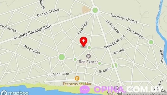 mapa de Taller Marcos Manzi, clases de dibujo y pintura Escuela, Escuela de arte en La Floresta