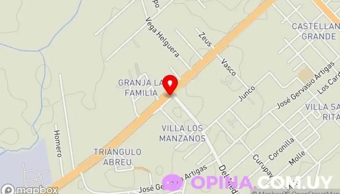 mapa de Taxi ,ruta 8 ,km 28 Pando Servicio de transporte en Barros Blancos