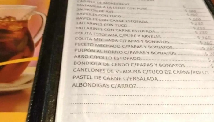 Tazu Teatro Bar:  Menu - Cervecería artesanal