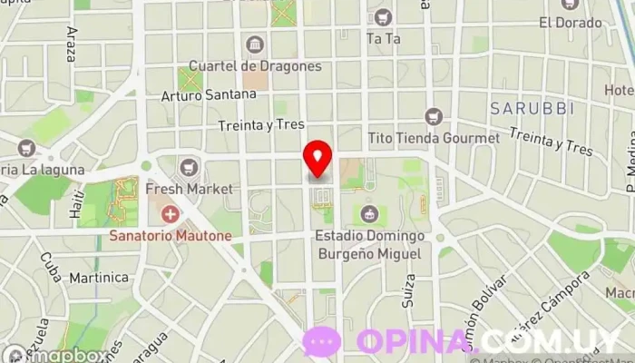 mapa de Tccopias Societe de Flocage, Papelería en Maldonado