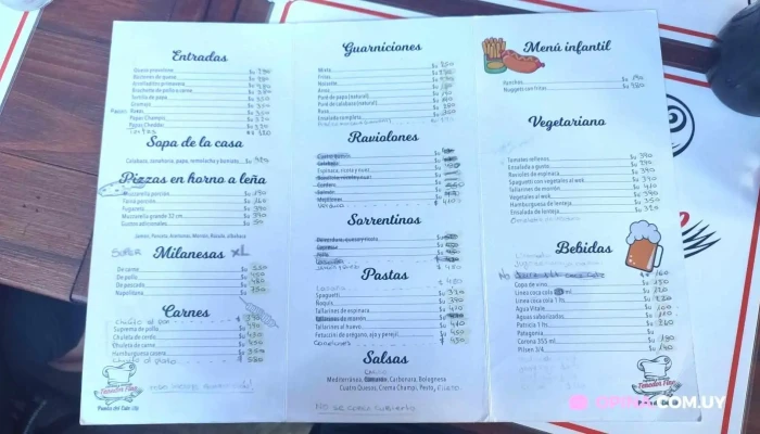 Tenedor Fino Cafeteria Y Restaurante Menu