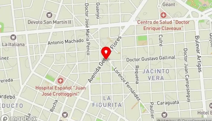 mapa de Tequeños La Tramoya Restaurante venezolano en Montevideo