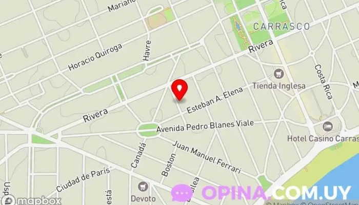 mapa de Terrasur Propiedades  en Montevideo