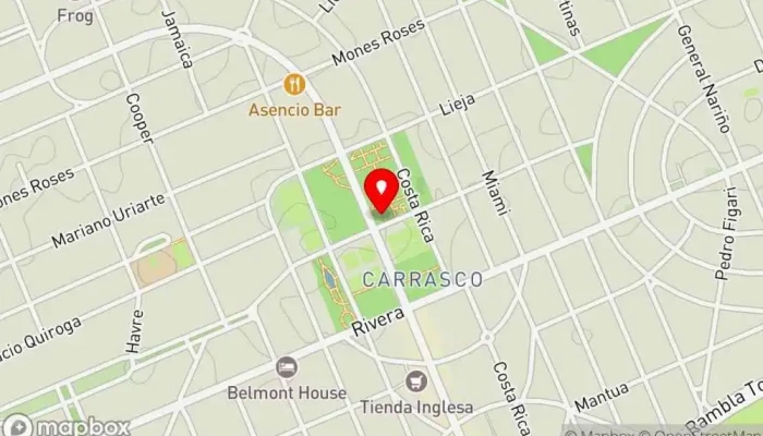 mapa de Teté Bagels & Ensaladas - Carrasco Tienda de ensaladas en Montevideo