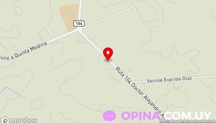 mapa de The Garzón School Escuela, Escuela de primaria en Manantiales