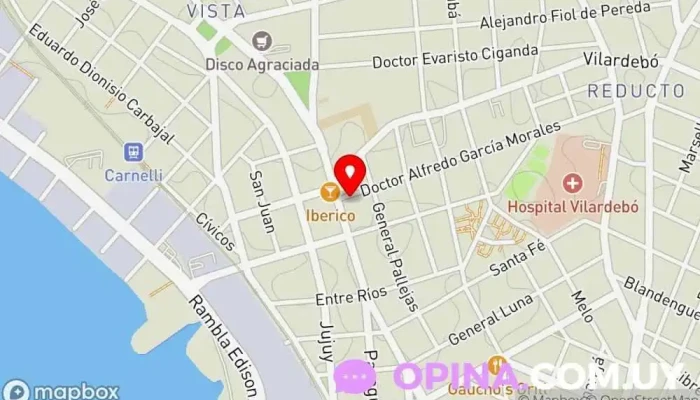 mapa de TIENDA RUBÍ | Music & Books Store Tienda de CDs, Librería en Montevideo