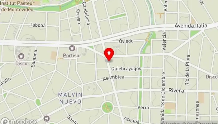 mapa de Tío Simón Restaurante en Montevideo