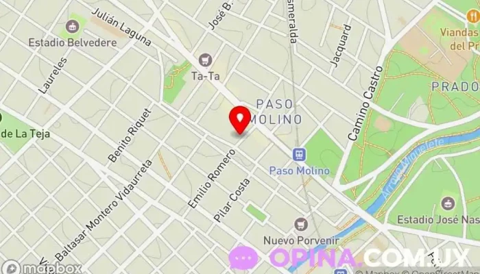 mapa de Todo Natural Tienda de alimentos naturales en Montevideo