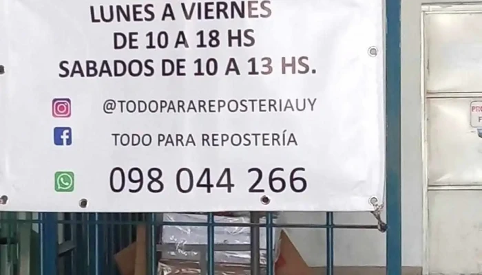 Todo para repostería - 11900 Montevideo