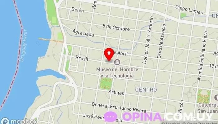 mapa de Todo Terrenos Propiedades Agencia inmobiliaria en Salto