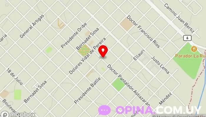 mapa de Todo Util Tienda de ropa en Sarandí del Yí