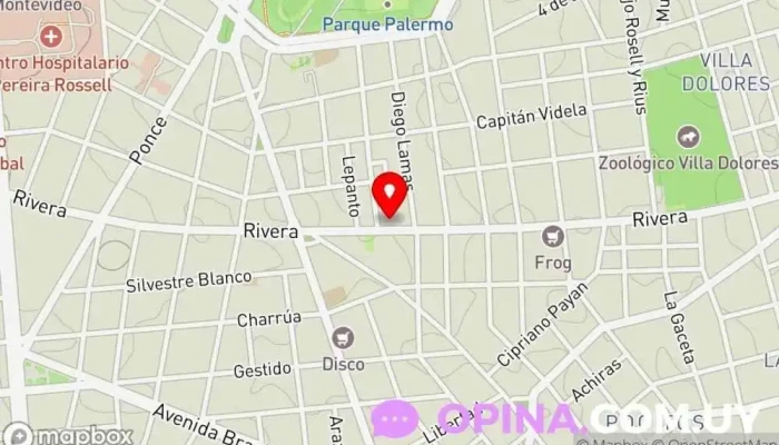 mapa de Todolandia Tienda general, Tienda de accesorios para móviles, Ferretería, Papelería, Juguetería en Montevideo