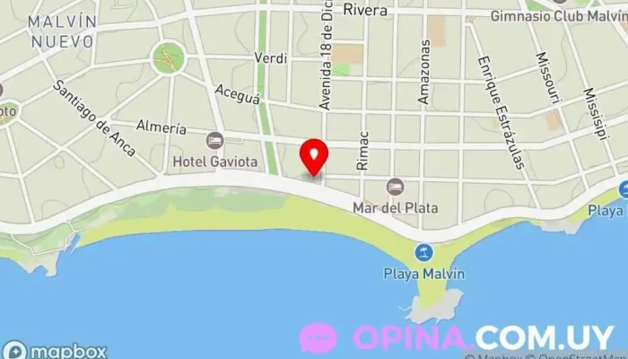 mapa de Torre Arenas Urbanización, Empresa constructora en Montevideo