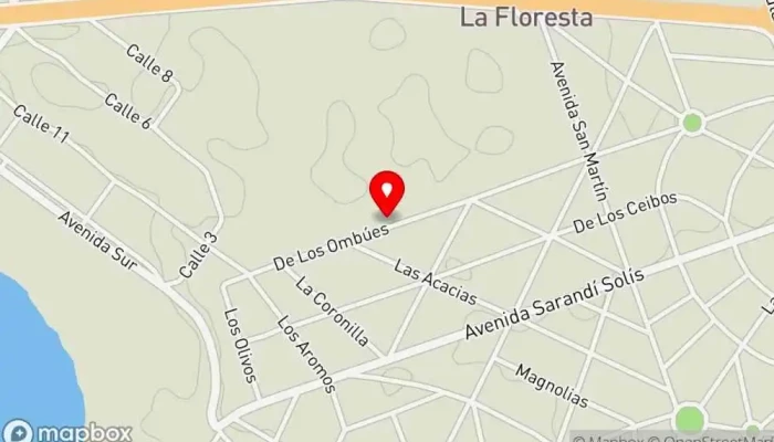 mapa de TORTAS FRITAS DE LA RAMBLA Panadería en La Floresta