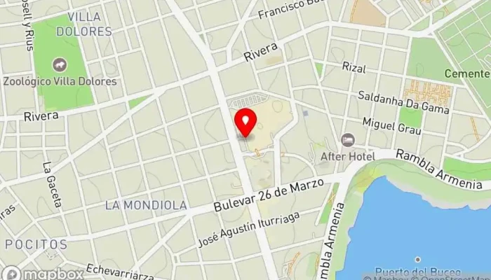 mapa de Tostado Café Club Cafetería en Montevideo