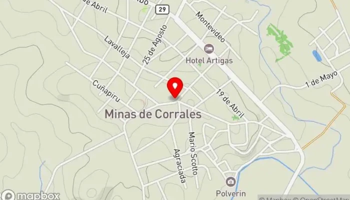 mapa de Trailer y viandas Ramicar Restaurante en Minas de Corrales