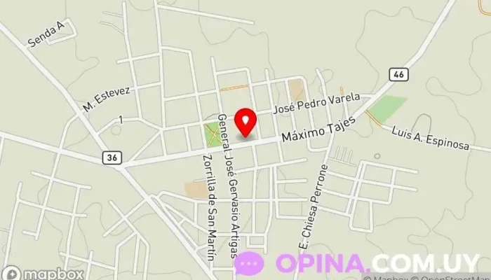mapa de Training Club - Los Cerrillos Gimnasio en Los Cerrillos
