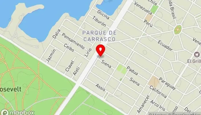 mapa de Trigo Rey Panadería en Ciudad de la Costa