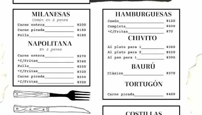 Troperos Pizzeria Y Rotiseria Menu - Pizzería