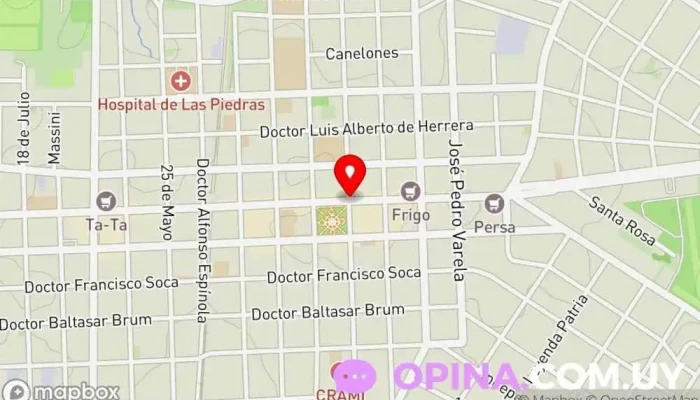 mapa de Tsunami Creativa Diseñador gráfico en Las Piedras