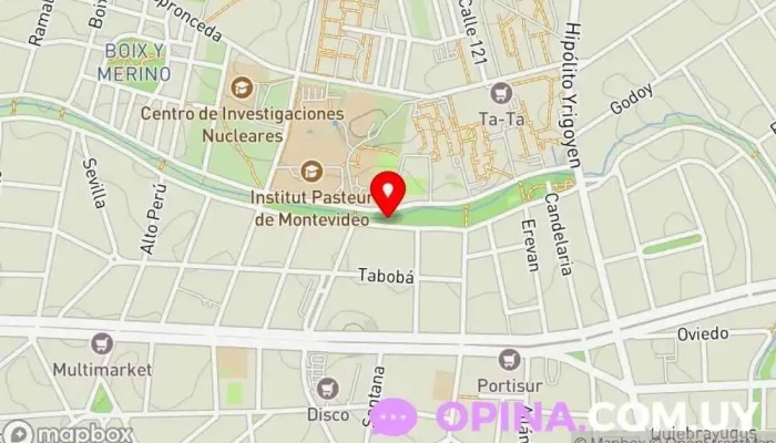 mapa de Tus Libros Uy Librería en Montevideo