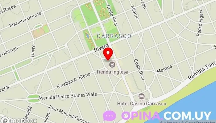 mapa de Ultimatum Centro de depilación láser en Montevideo