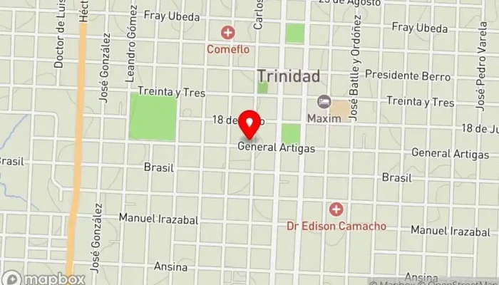 mapa de Ultreia Cafetería, Centro cultural, Tienda de bolígrafos en Trinidad