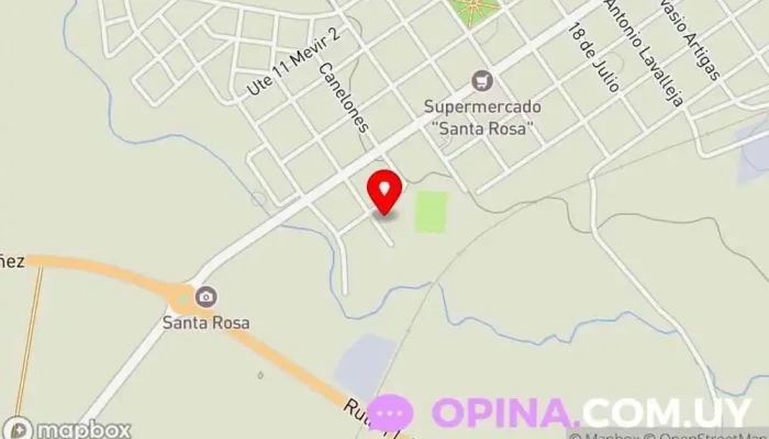 mapa de Union Santa Rosa Gimnasio en Santa Rosa