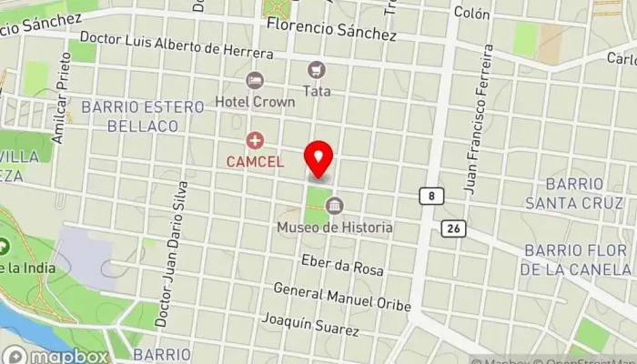 mapa de Urbano Buffet Buffet libre en Melo