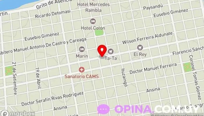 mapa de V-Comb Jardín de infancia en Mercedes