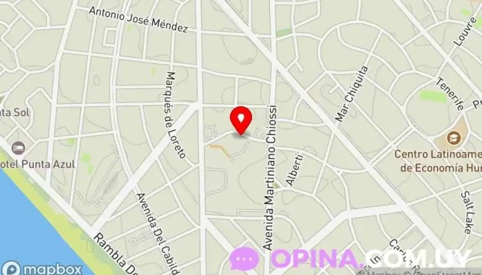 mapa de Valentina Rossi Negocios Inmobiliarios Agencia inmobiliaria en Punta del Este